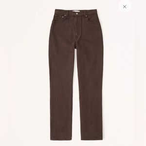 Abercrombie curve love high rise straight
